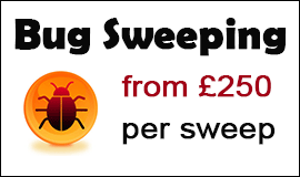 Bug Sweeping Cost in Brentwood